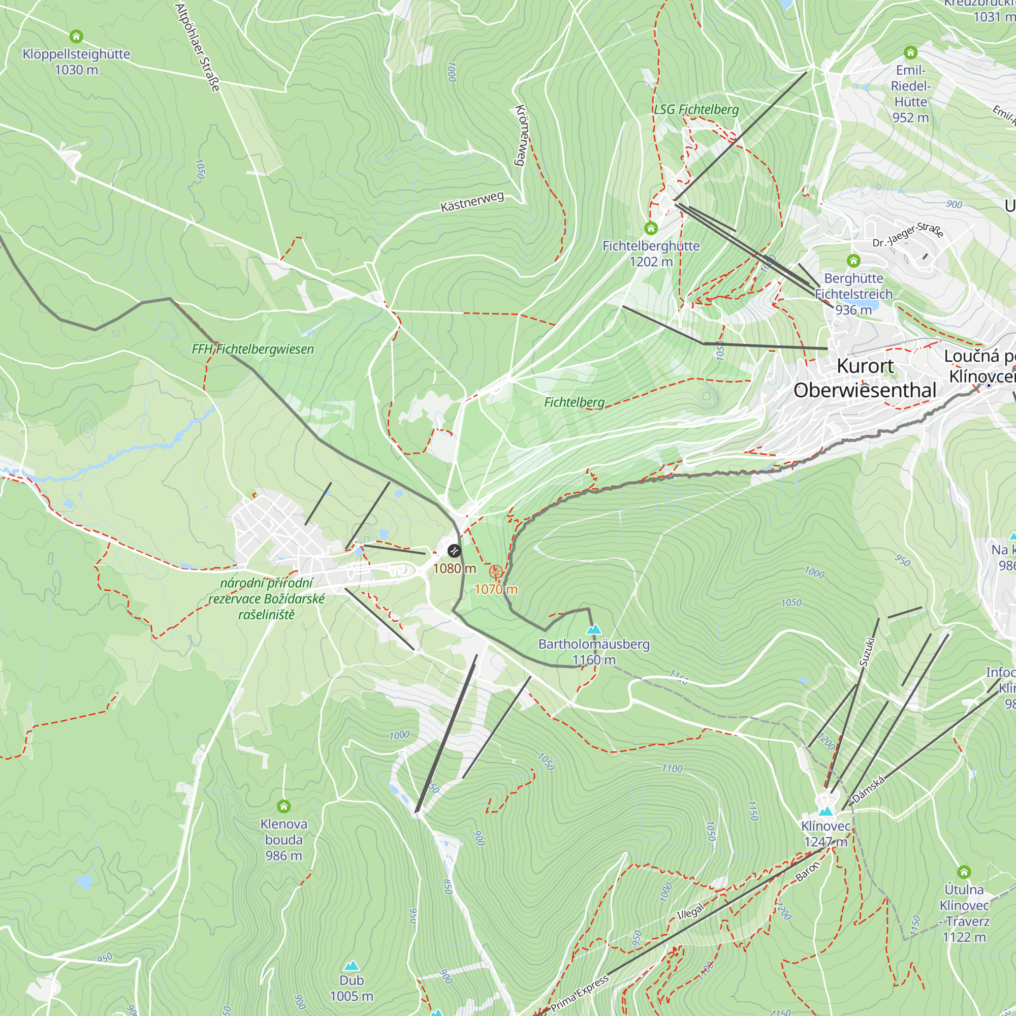 Zechengrundhütte map