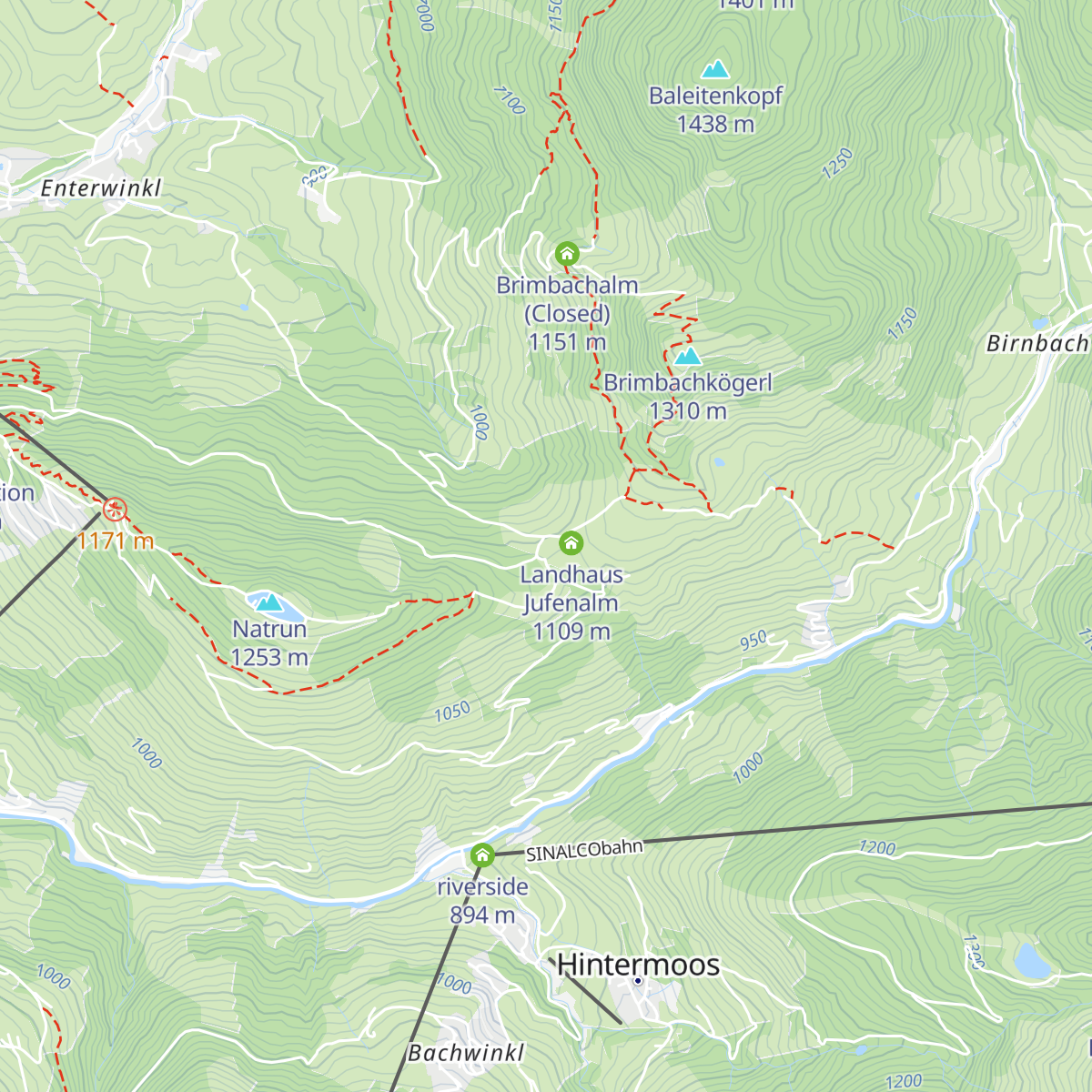 Jufenalm map
