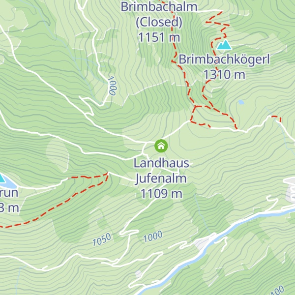 Map of Jufenalm