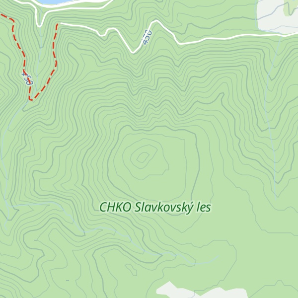 Map of Bukový vrch