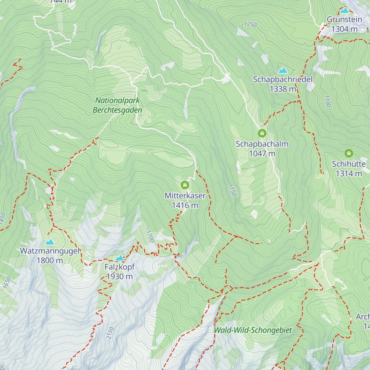 Mitterkaser map