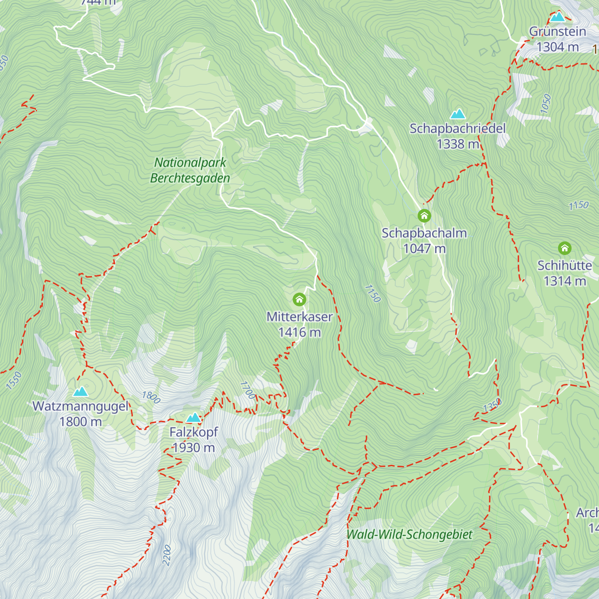 Mitterkaser map