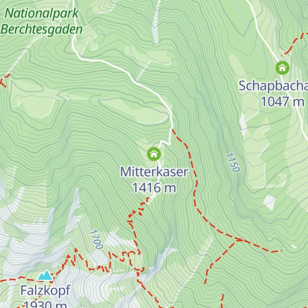 Map of Mitterkaser
