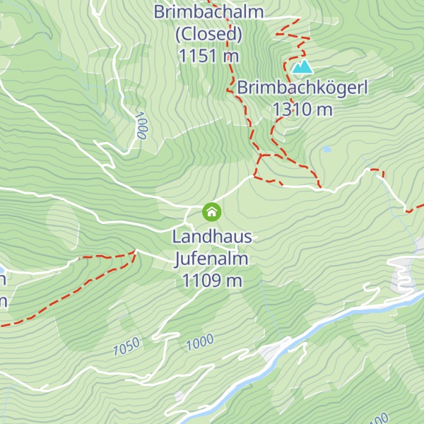 Map of Landhaus Jufenalm