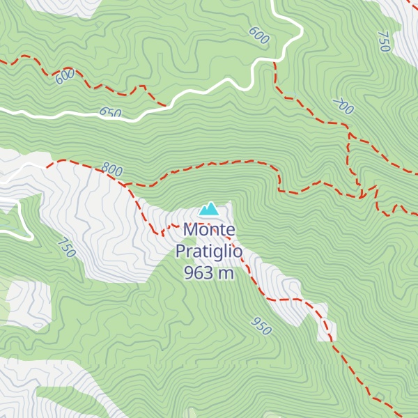 Map of Monte Pratiglio