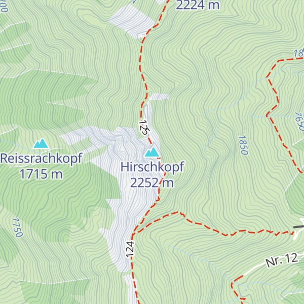 Map of Hirschkopf