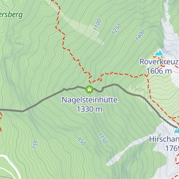 Map of Nagelsteinhütte