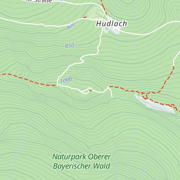 Map of Kötztinger Hütte
