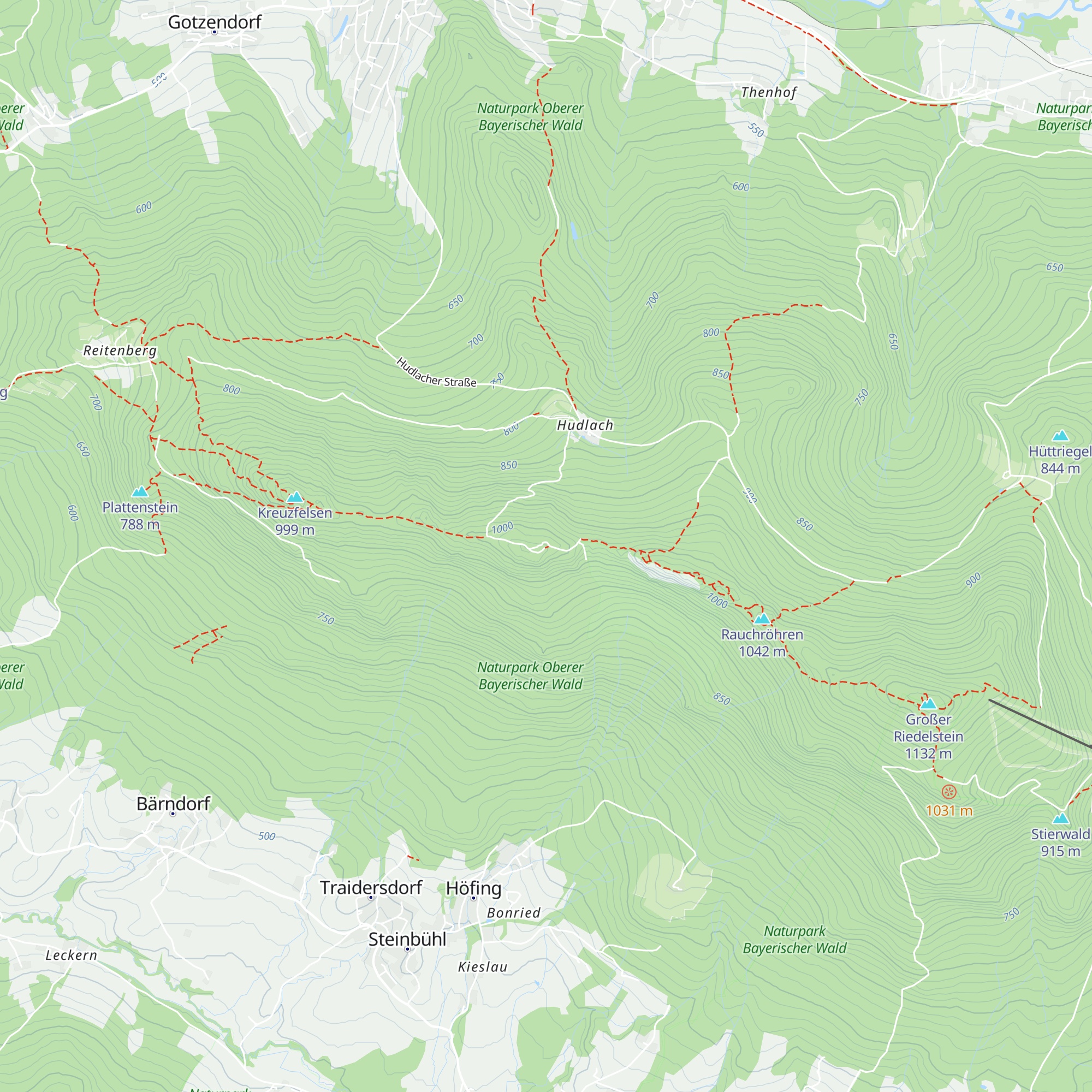 Kötztinger Hütte map