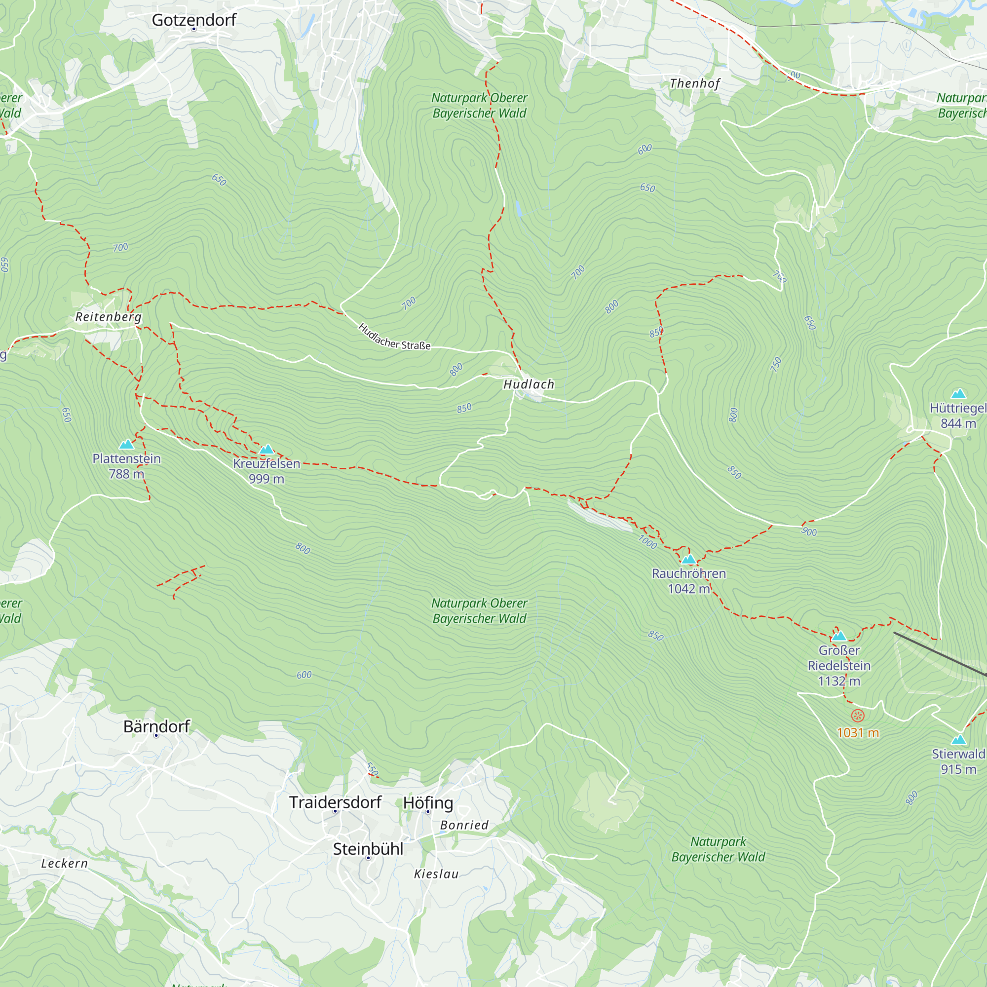 Kötztinger Hütte map