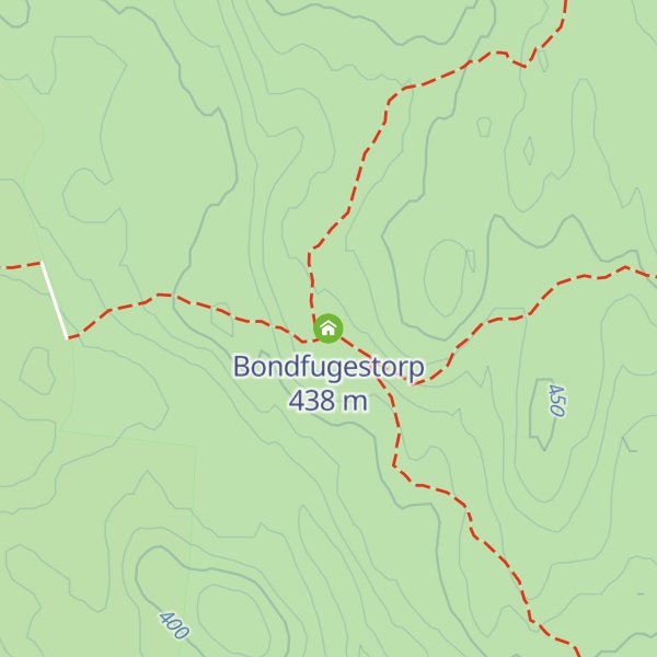 Map of Bondfugestorp