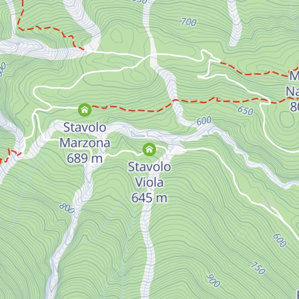 Map of Stavolo Viola
