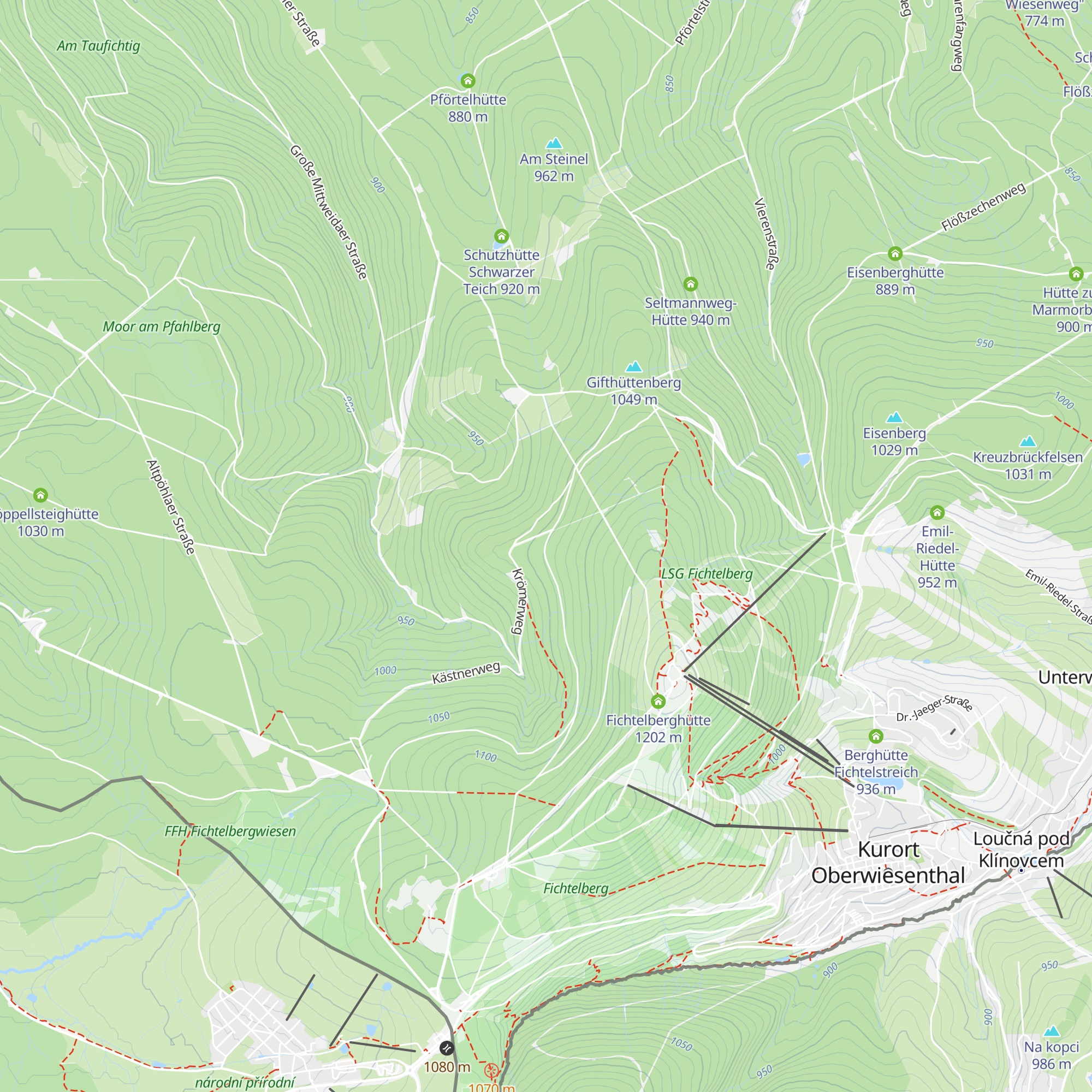 Hirschfalzhütte map