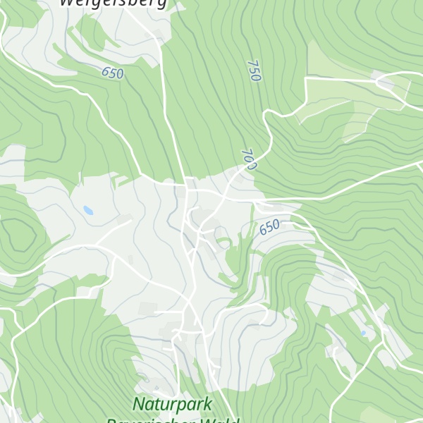 Map of Brandl Hütte Neunußberg