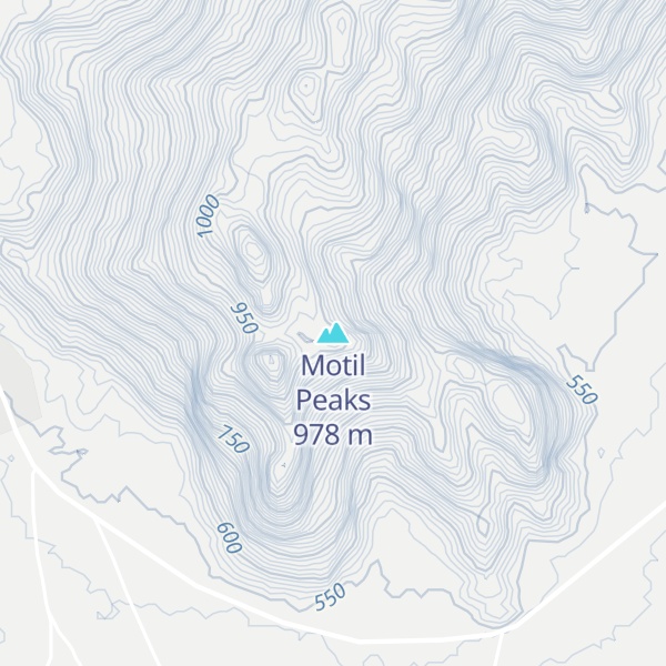 Map of Motil Peaks