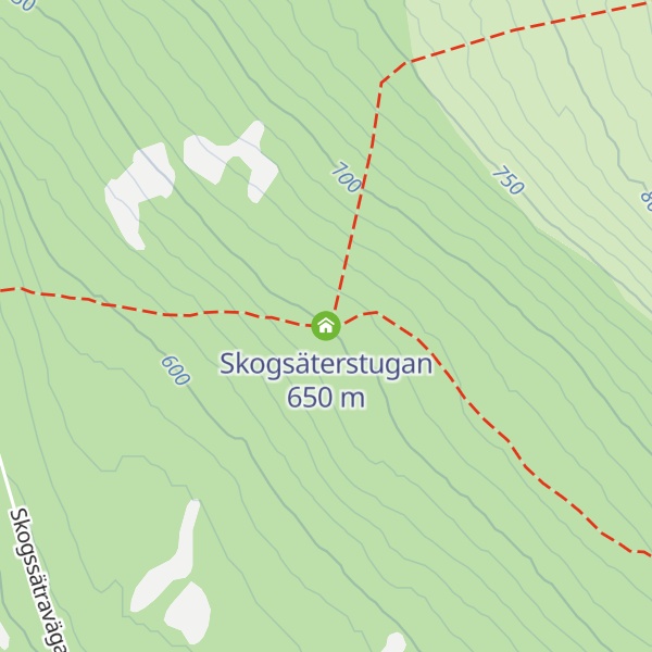 Map of Skogsäterstugan