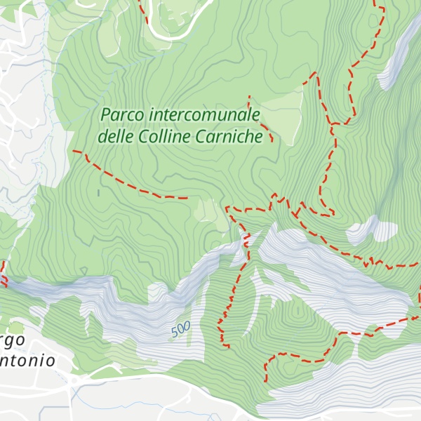 Map of Stavolo Cuel Covon