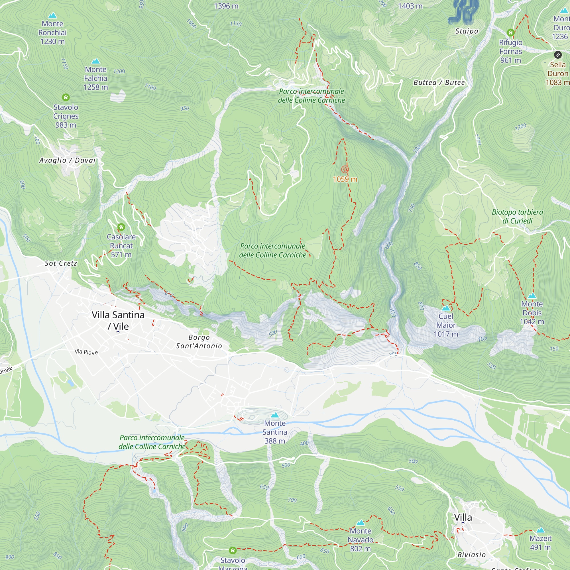 Stavolo Cuel Covon map