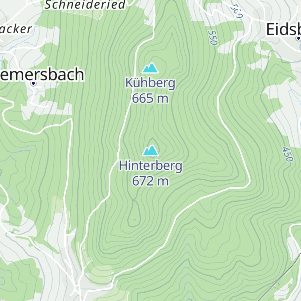 Map of Hinterberg