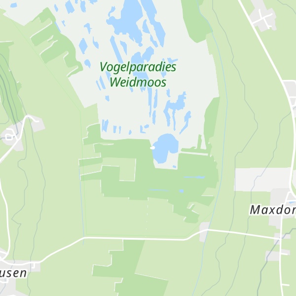 Map of Schutzhütte Weidmoor Süd