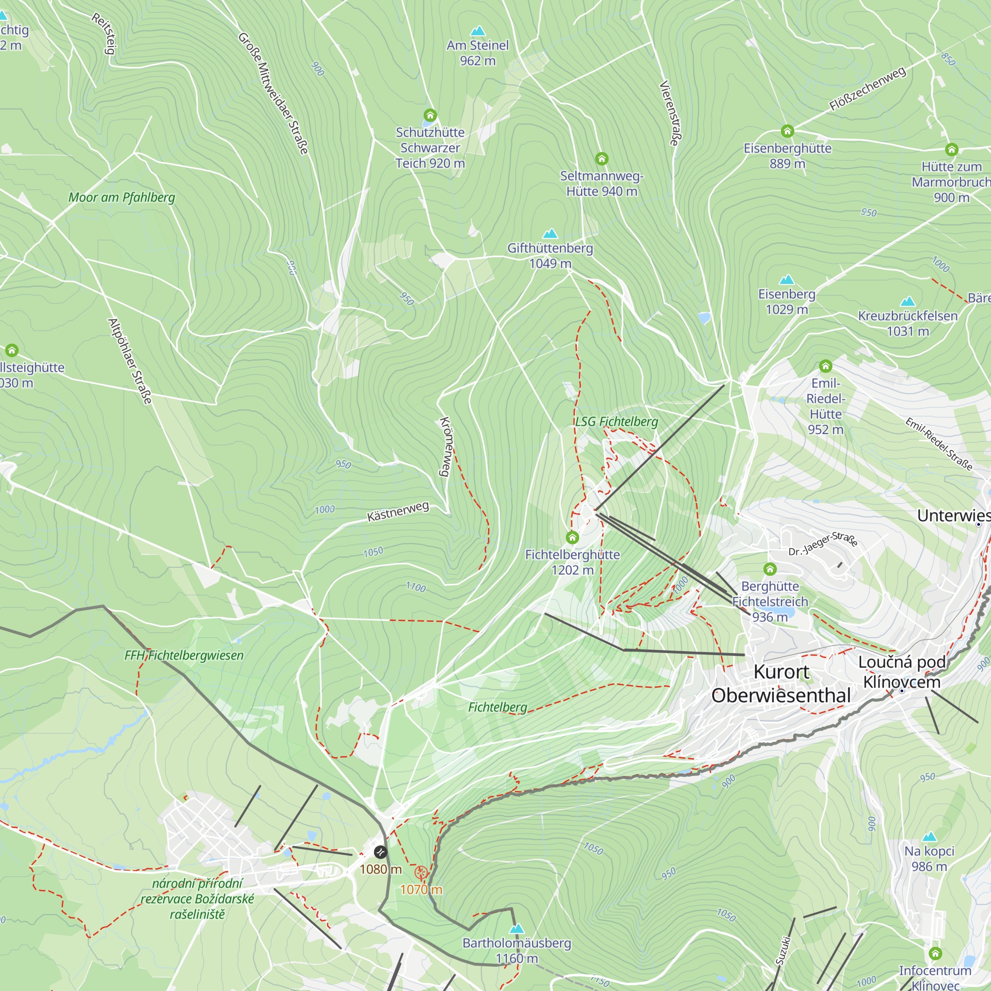 Hirschfalzhütte map