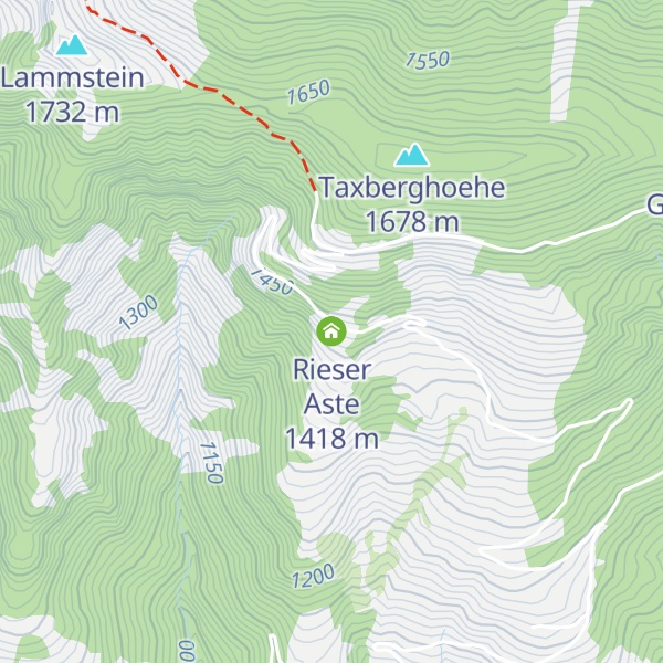 Map of Rieser Aste