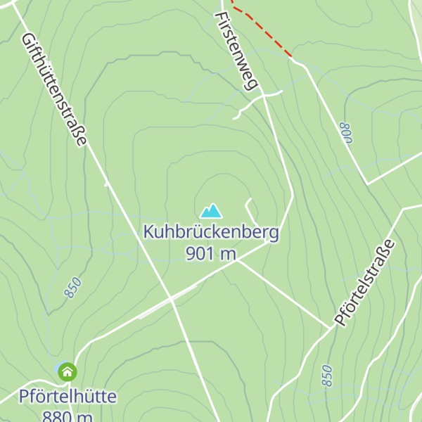 Map of Kuhbrückenberg
