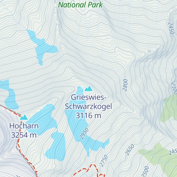 Map of Grieswies-Schwarzkogel