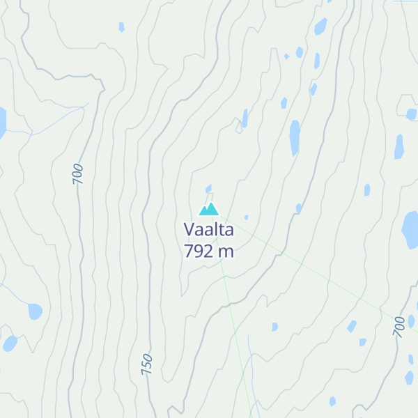 Map of Vaalta