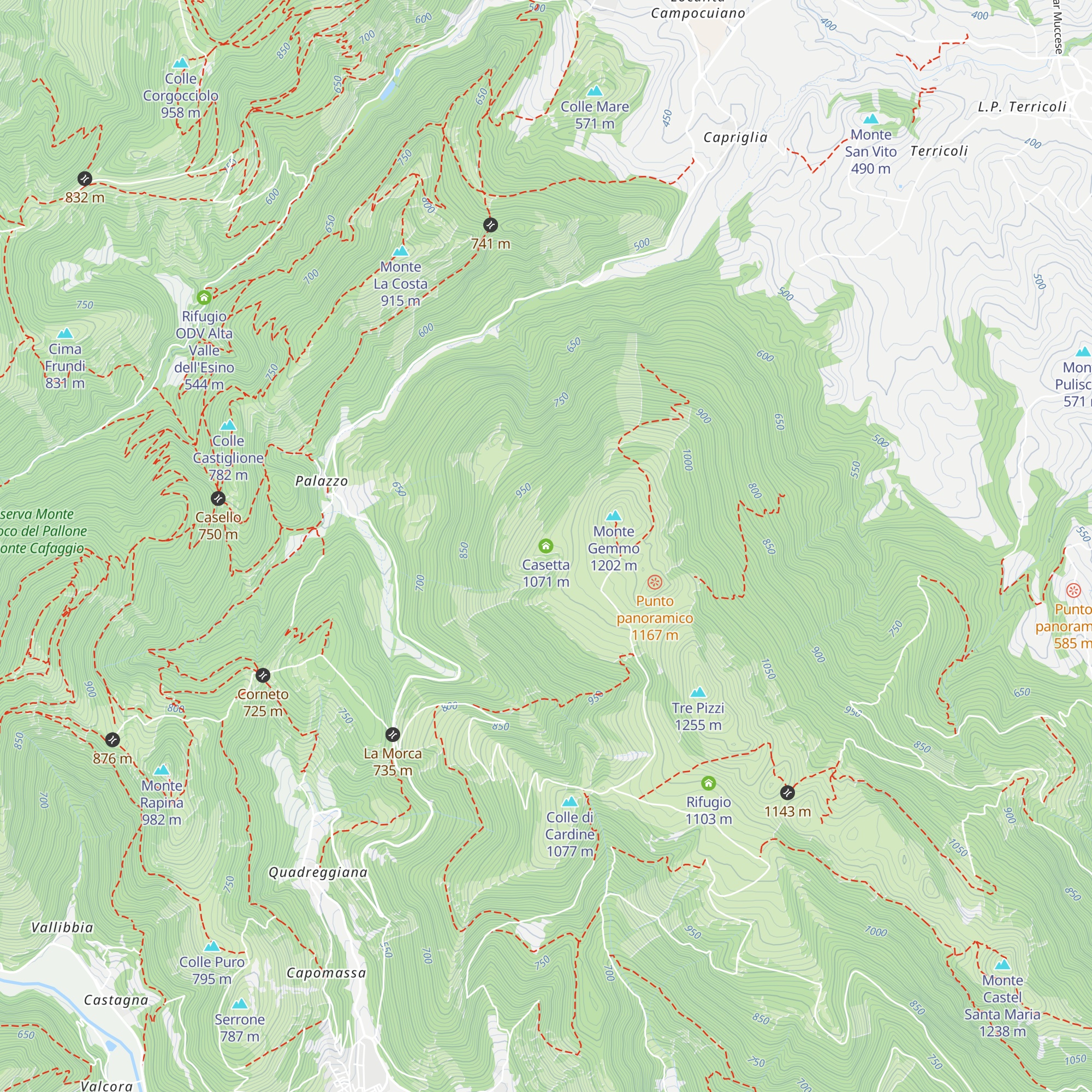 Casetta map