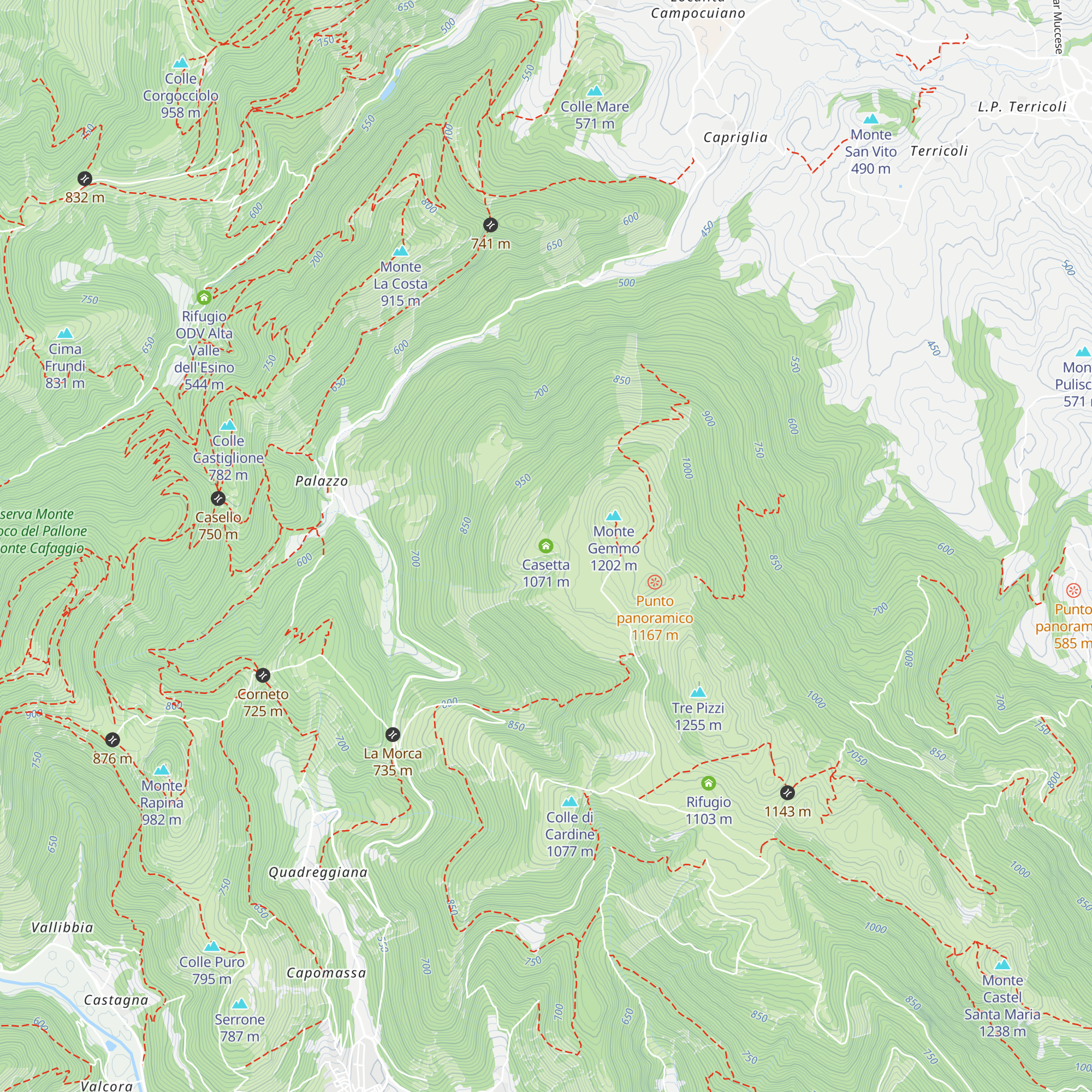 Casetta map