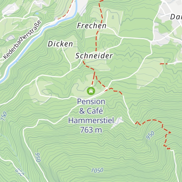 Map of Pension & Café Hammerstiel