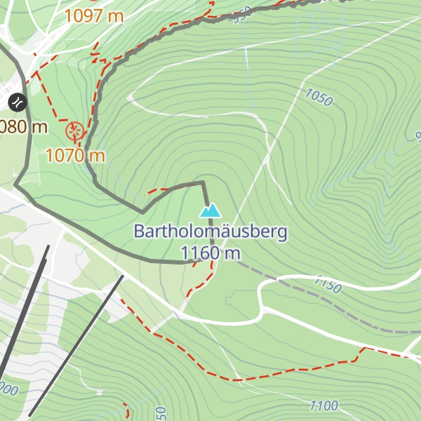 Map of Bartholomäusberg