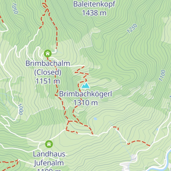 Map of Brimbachkögerl