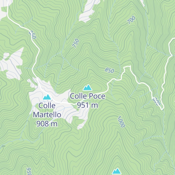 Map of Colle Poce