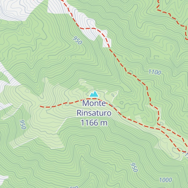Map of Monte Rinsaturo