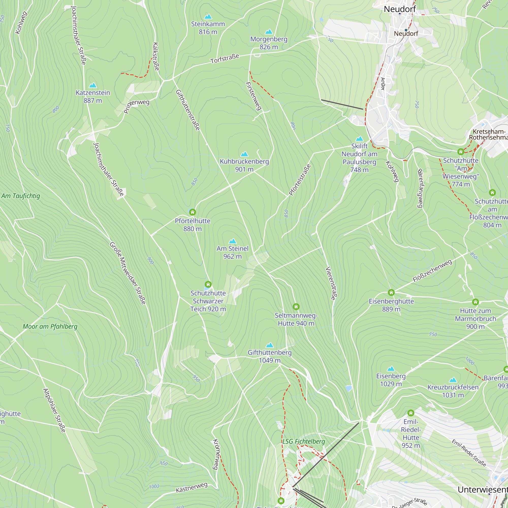 Schutzhütte Gifthüttenstraße map