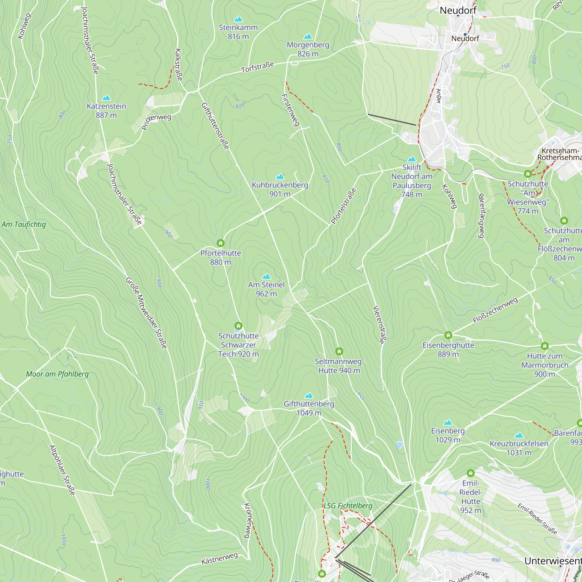 Schutzhütte Gifthüttenstraße map