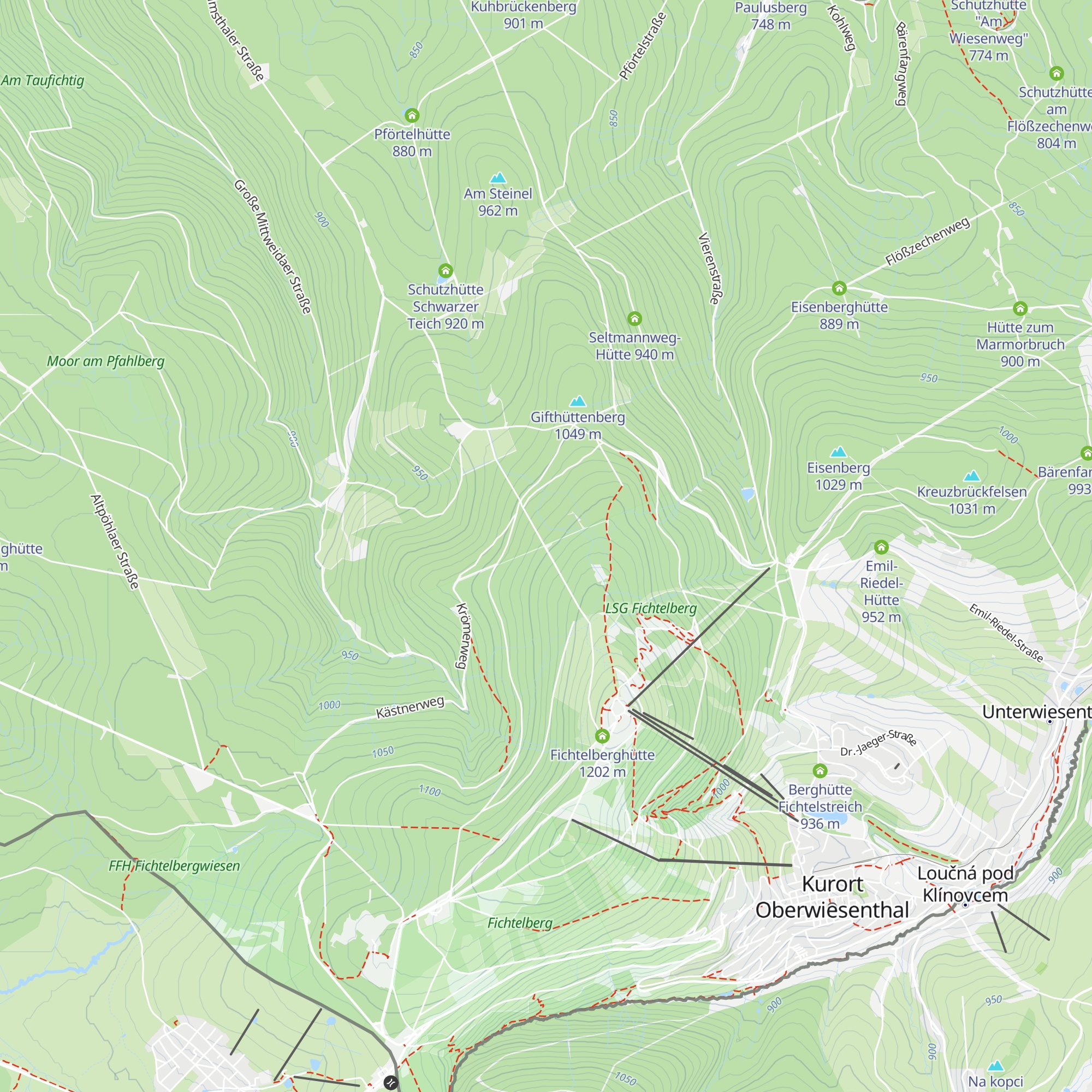 Reitsteighütte map