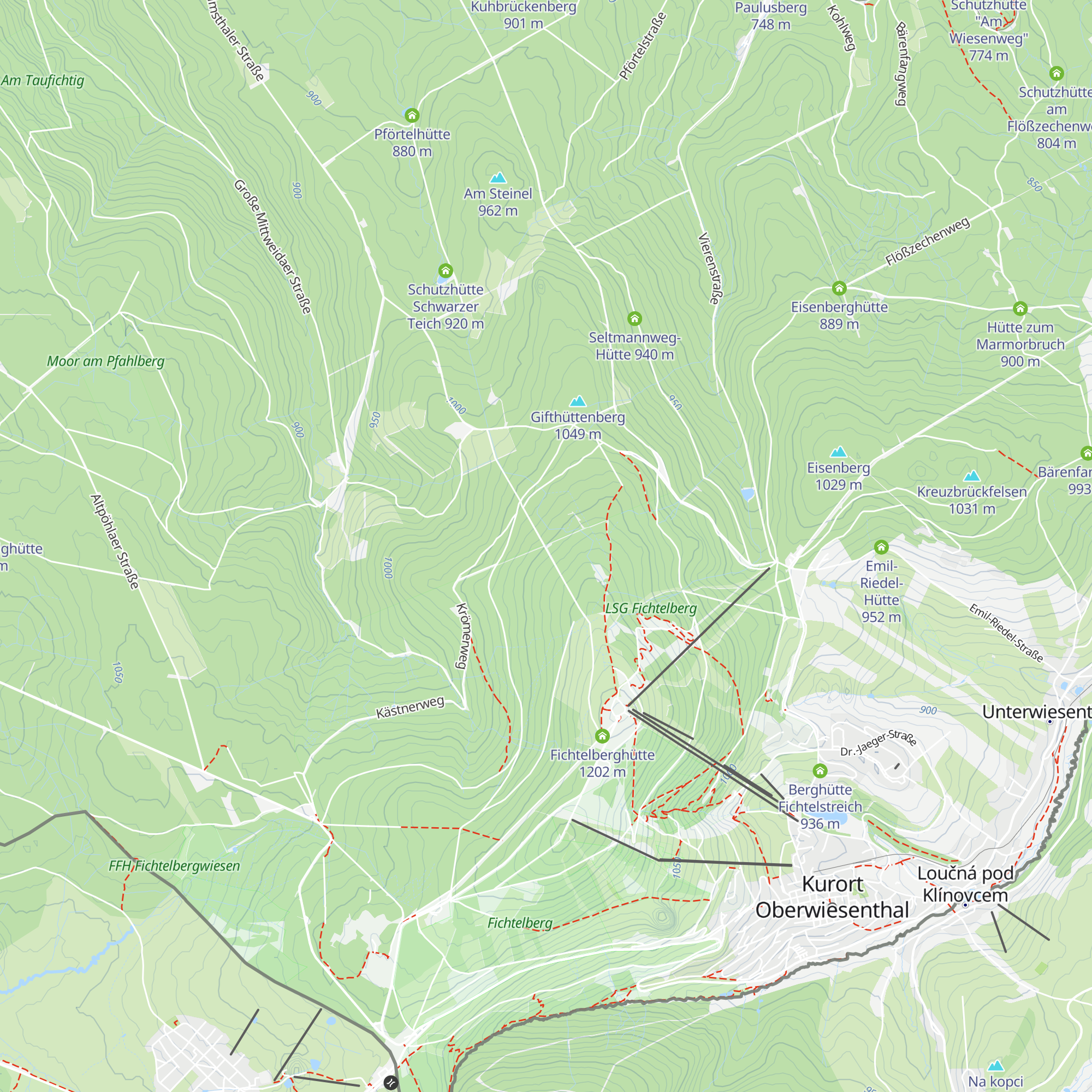 Reitsteighütte map
