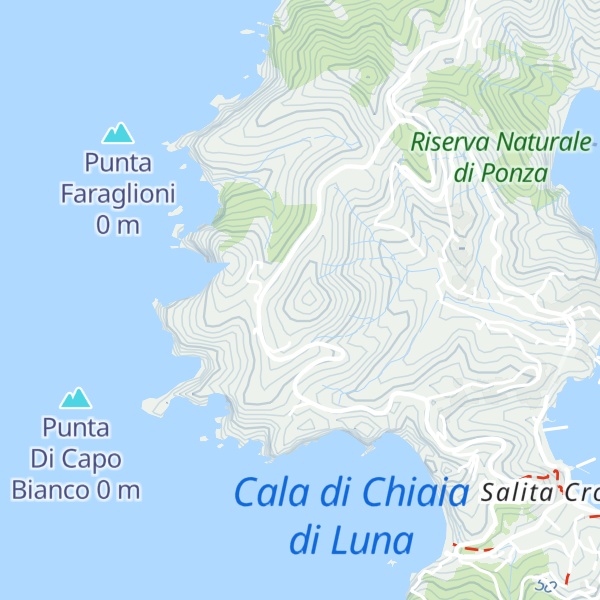 Map of Isole Ponziane