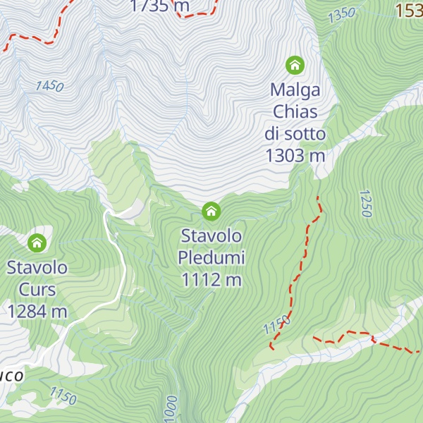 Map of Stavolo Pledumi