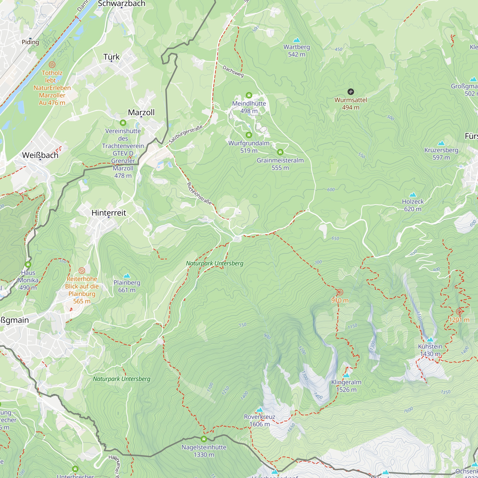 Latschenwirt map