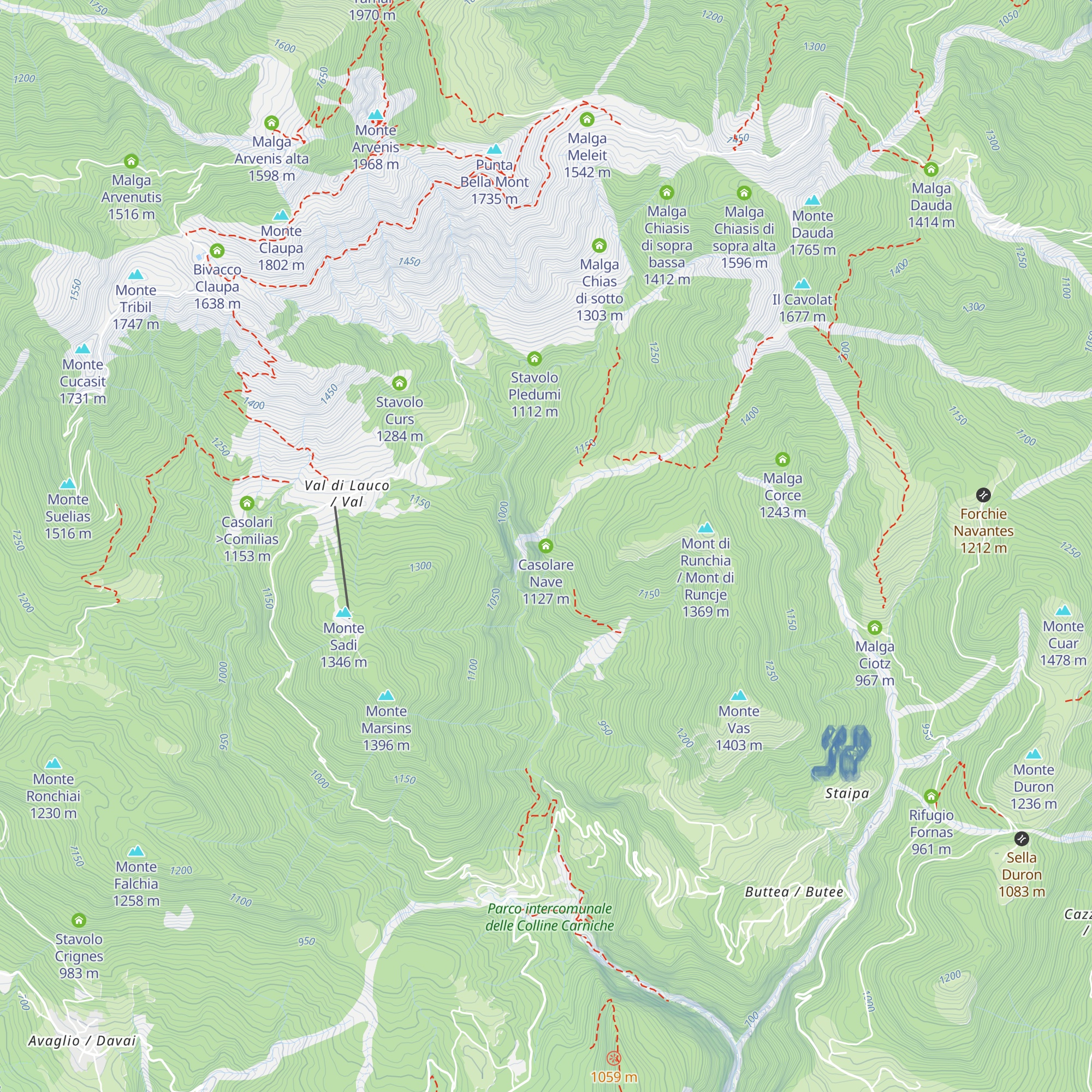 Casolare Nave map