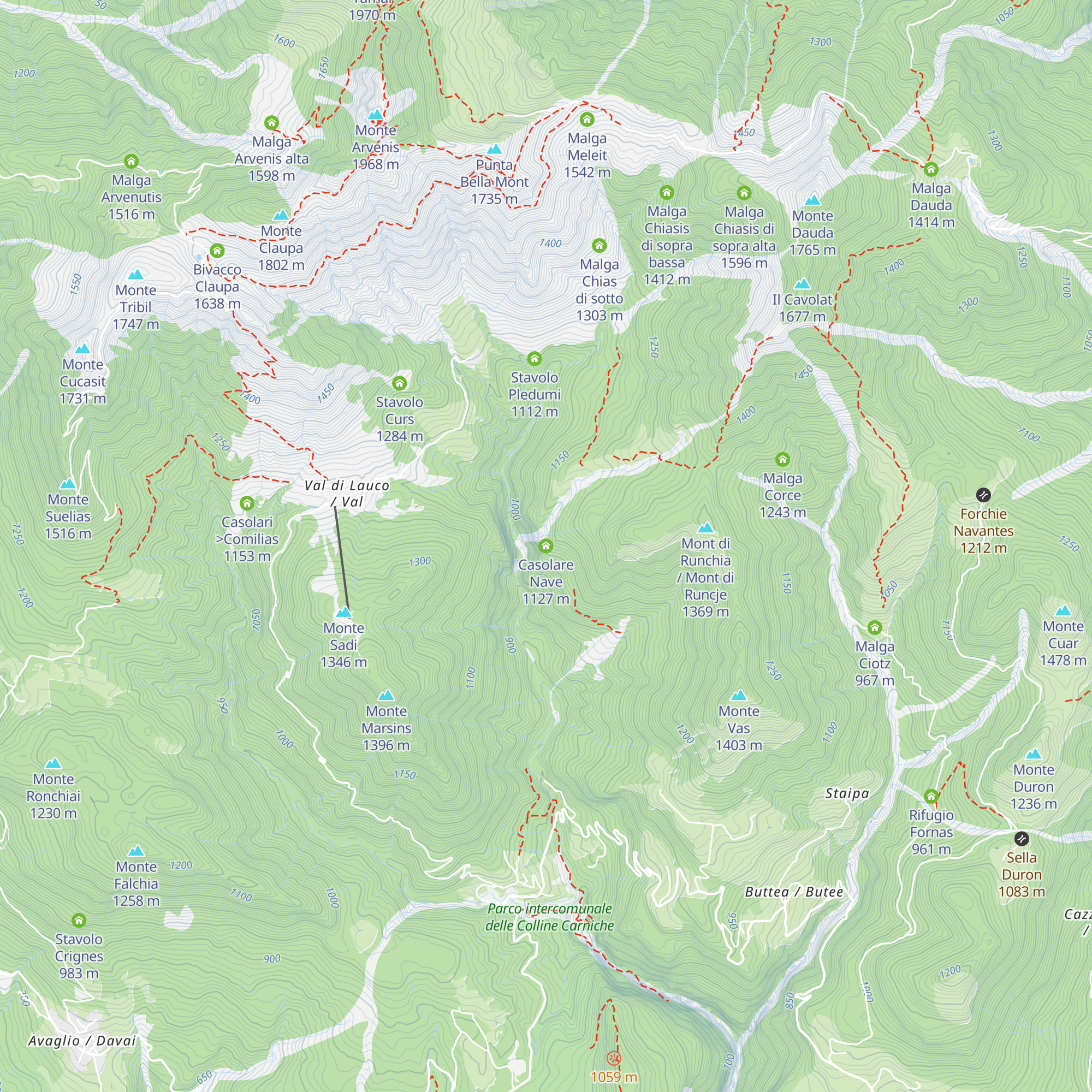 Casolare Nave map