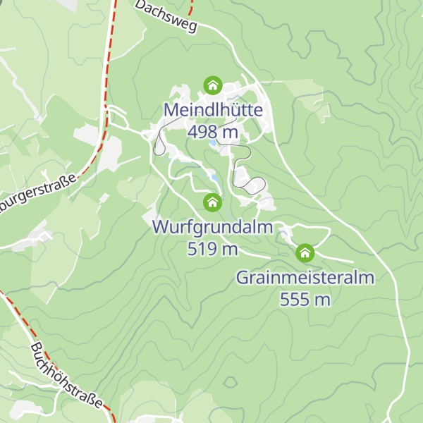 Map of Hasenhochalm