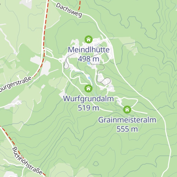 Map of Wurfgrundalm