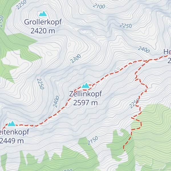 Map of Zellinkopf