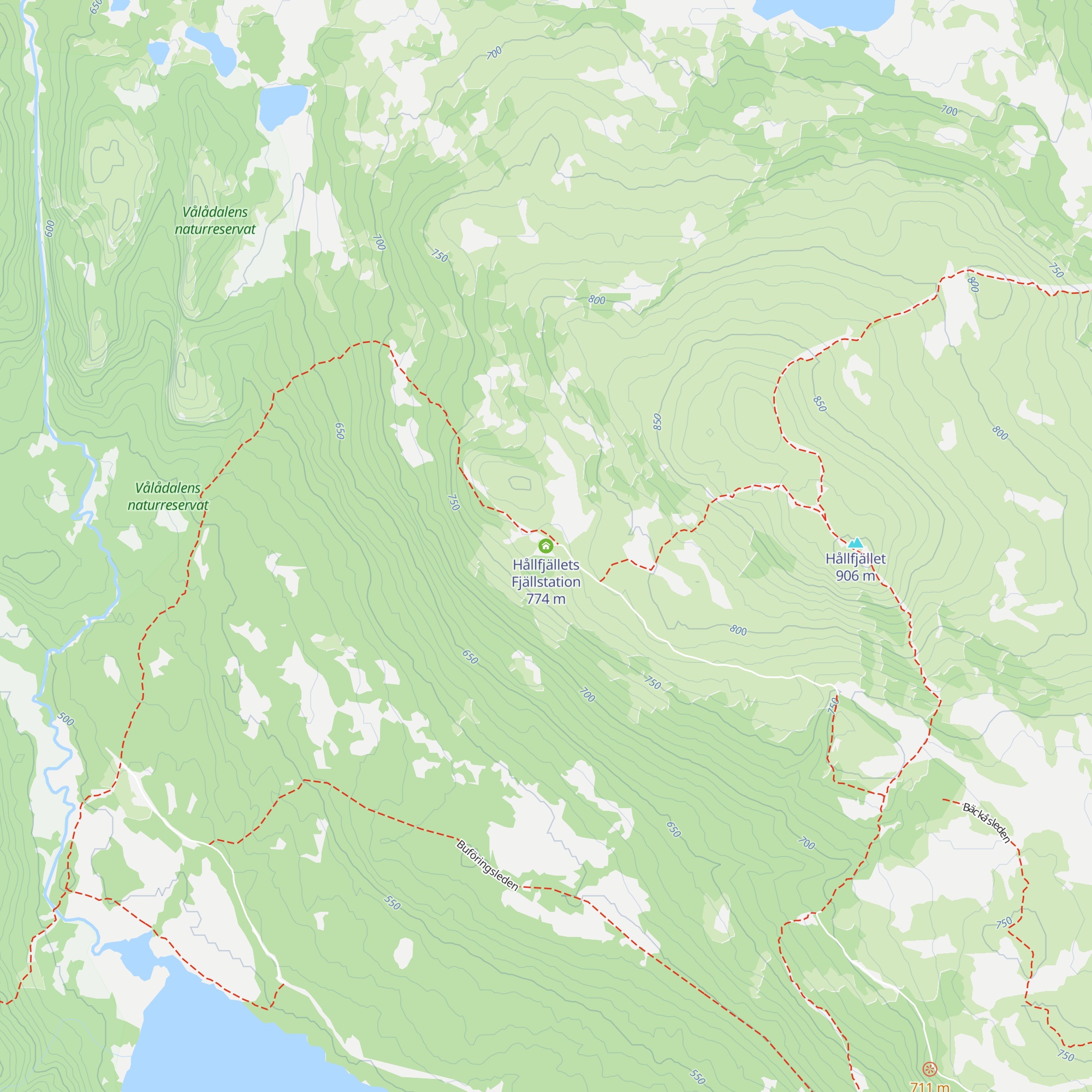 Hållfjällets Fjällstation map