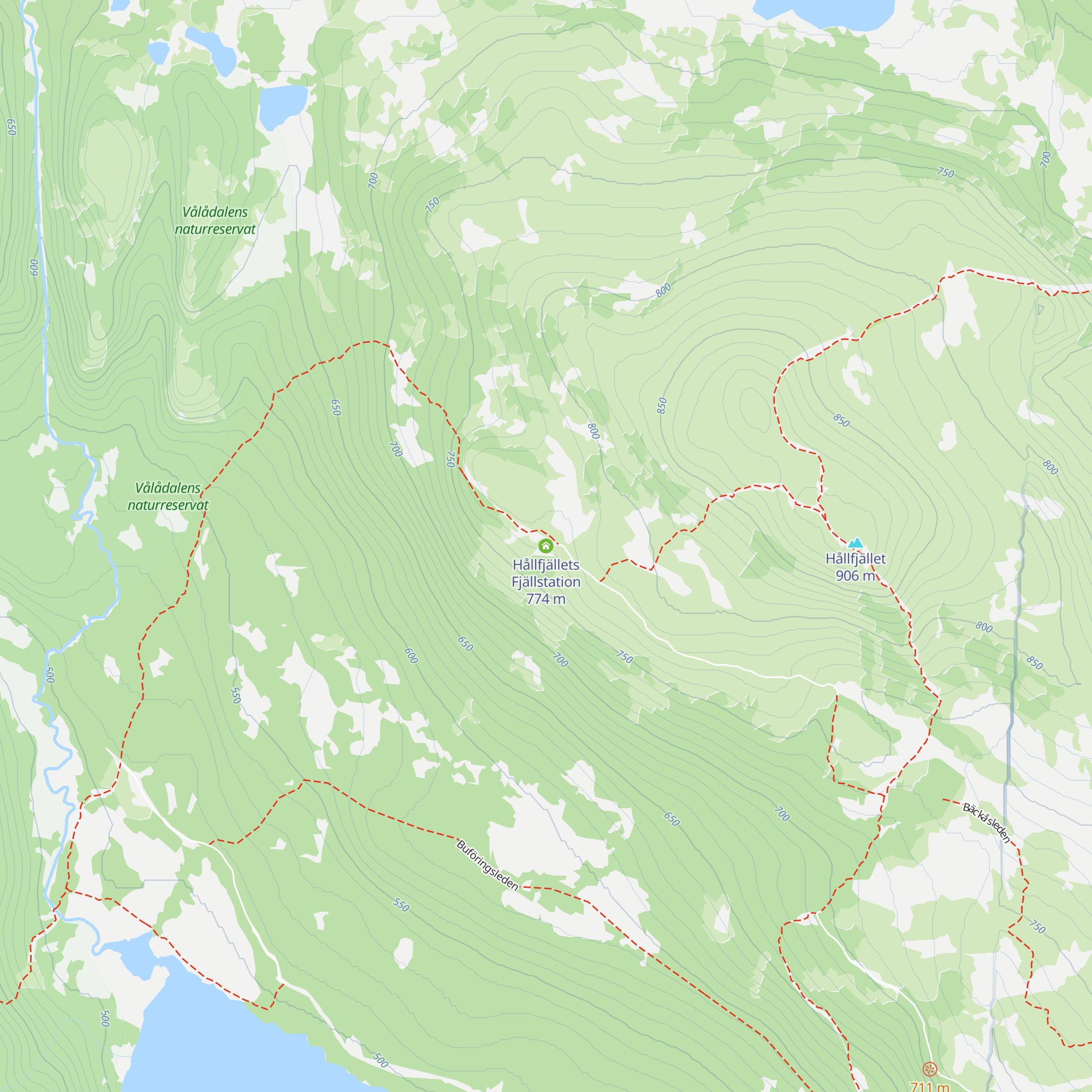 Hållfjällets Fjällstation map